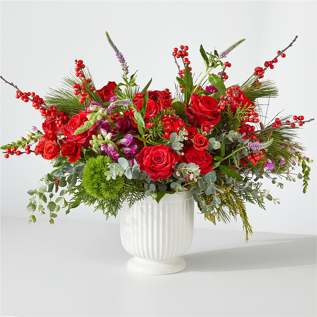 Big Red Bow Bouquet – KELLEN'S FLORIST INC, Hobart IN
