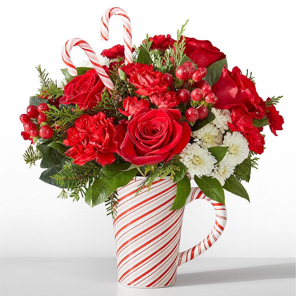 Peppermint Swirl Mug – KELLEN'S FLORIST INC, Hobart IN