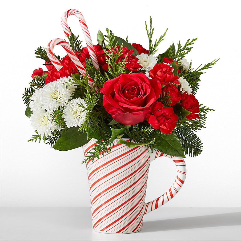 Peppermint Swirl Mug – KELLEN'S FLORIST INC, Hobart IN