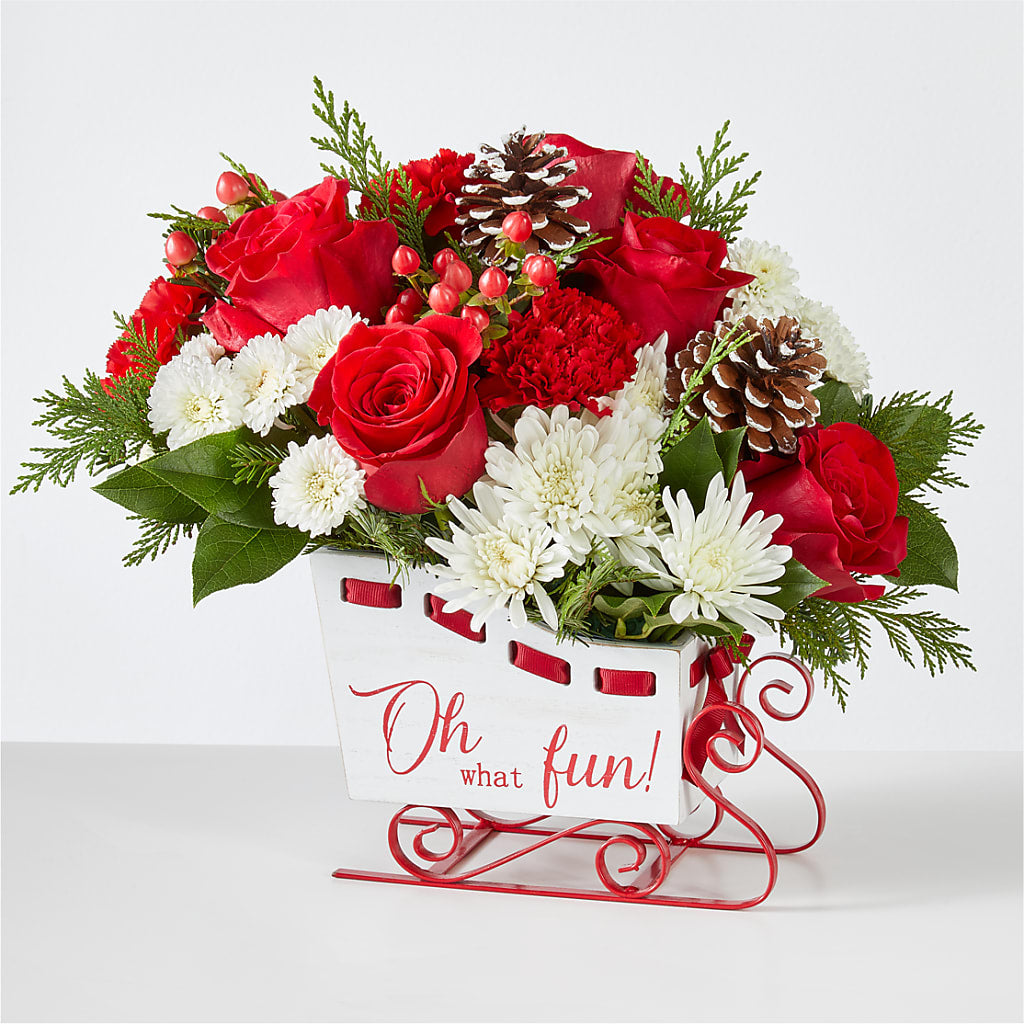 Sleigh Bells Bouquet – KELLEN'S FLORIST INC, Hobart IN