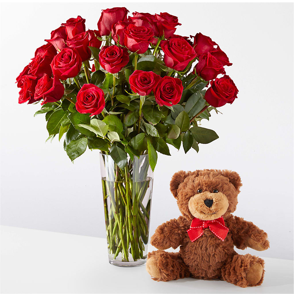 Romantic Long Stem Red Rose Bouquet Bundles – KELLEN'S FLORIST INC, Hobart IN