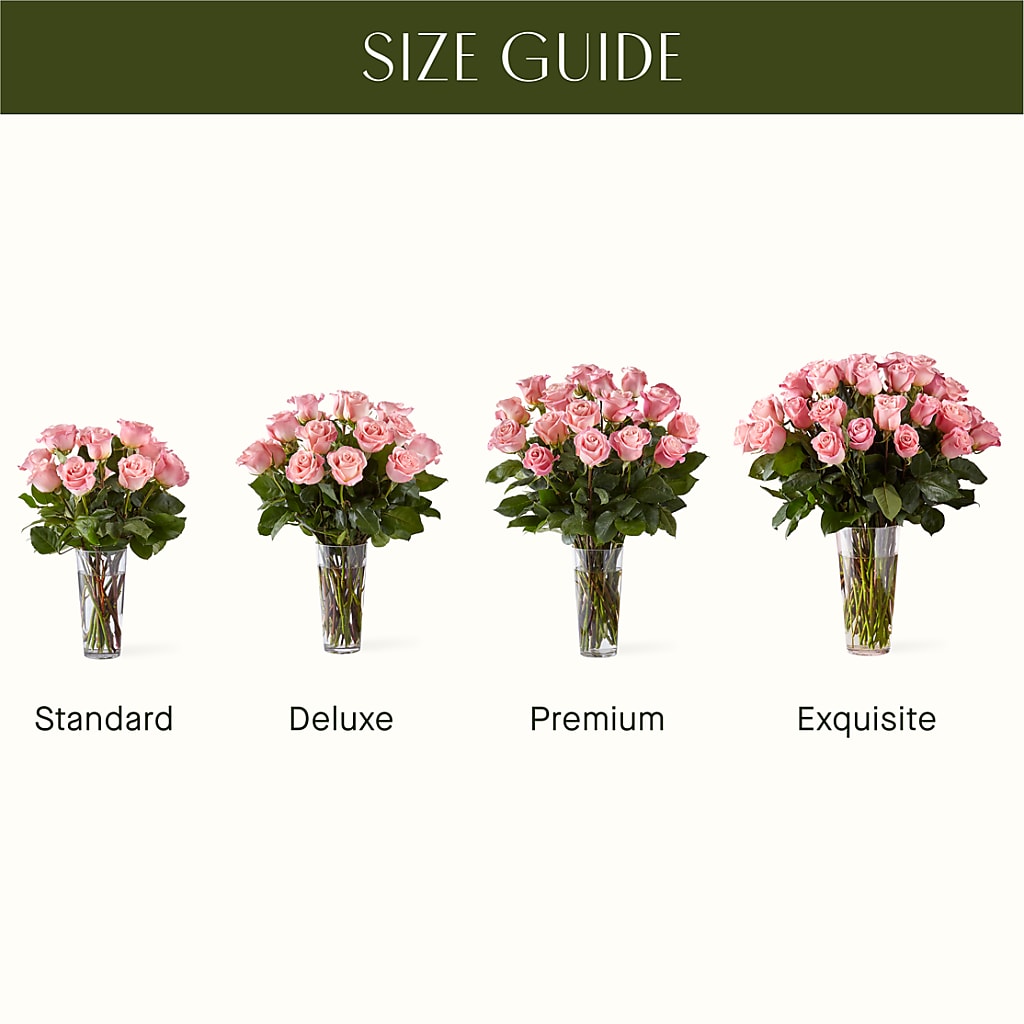 Long Stem Pink Rose Bouquet – KELLEN'S FLORIST INC, Hobart IN