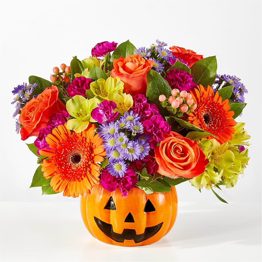 Tricks & Treats Pumpkin – KELLEN'S FLORIST INC, Hobart IN