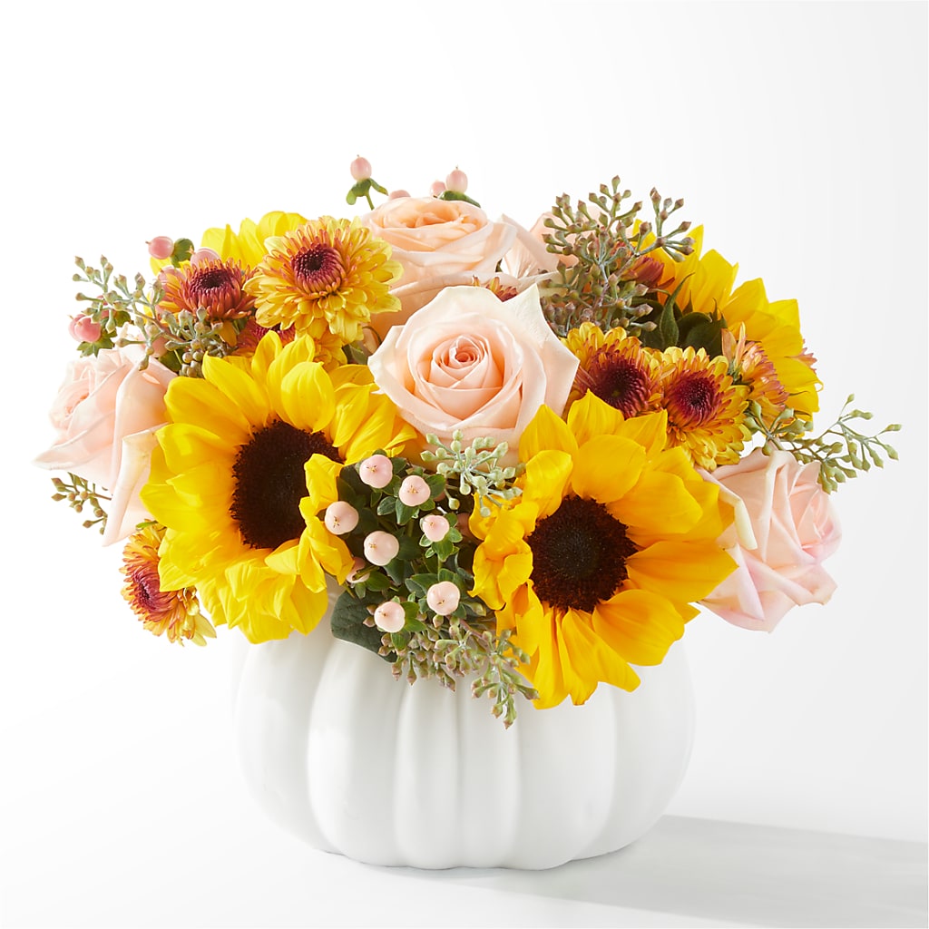 Pumpkin to Talk About Bouquet – KELLEN'S FLORIST INC, Hobart IN