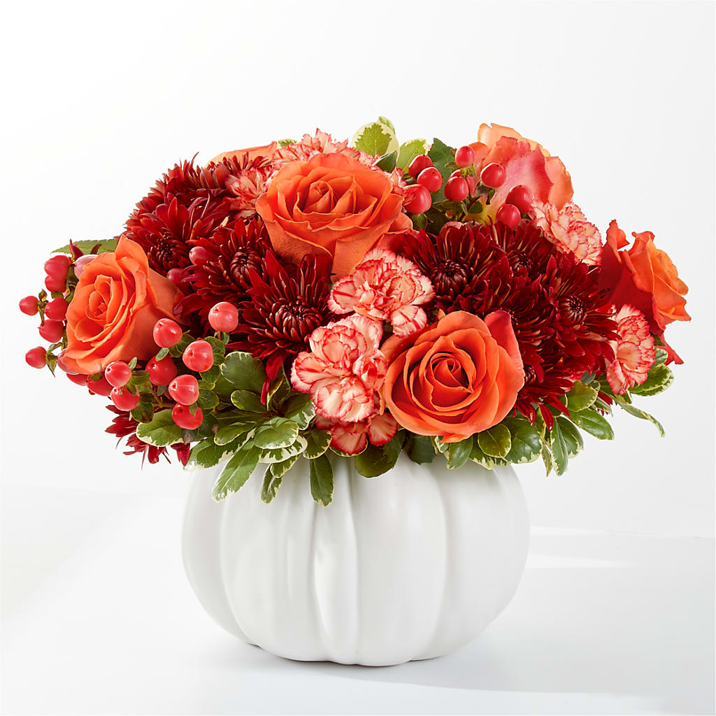 Autumn Air Pumpkin Bouquet – KELLEN'S FLORIST INC, Hobart IN