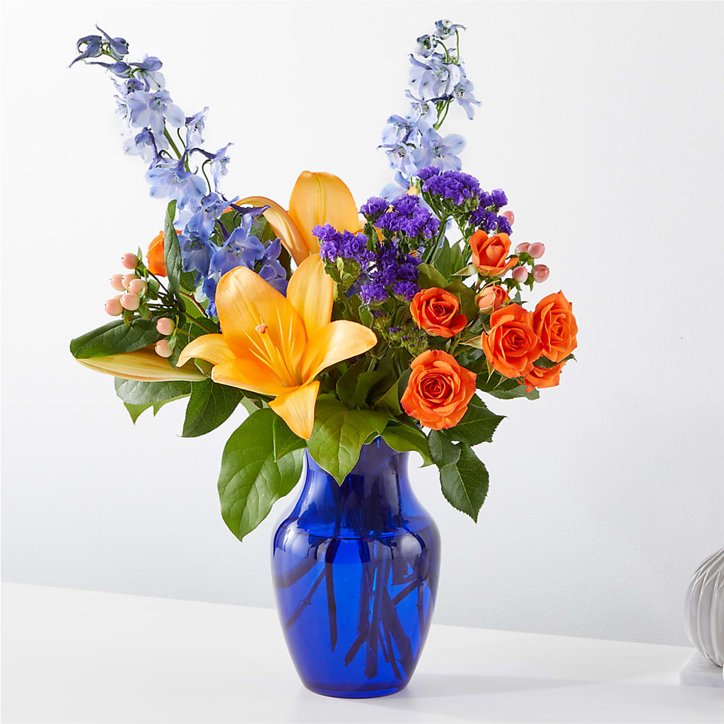 Radiant Citrus Bouquet – KELLEN'S FLORIST INC, Hobart IN