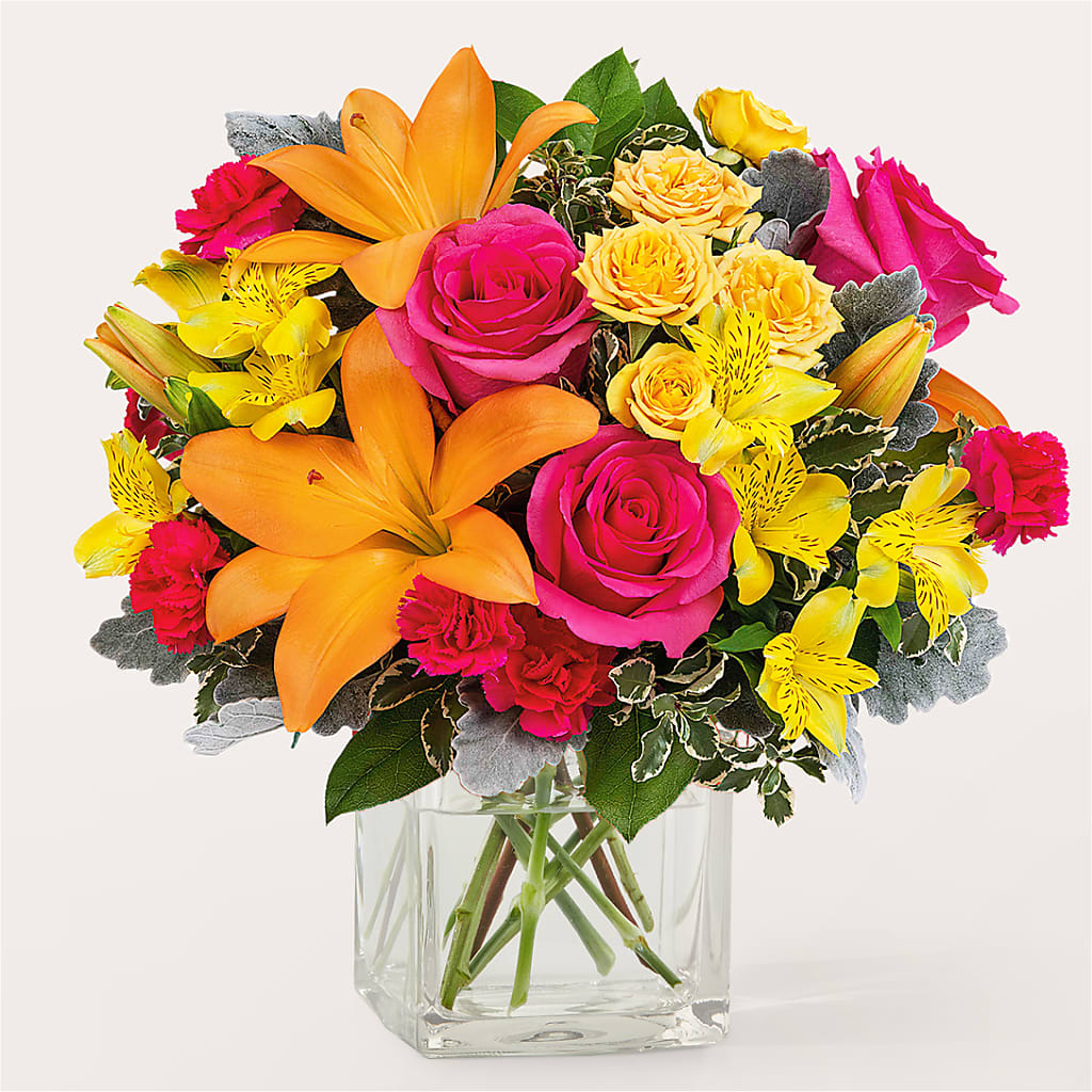 To the Tropics Bouquet – KELLEN'S FLORIST INC, Hobart IN
