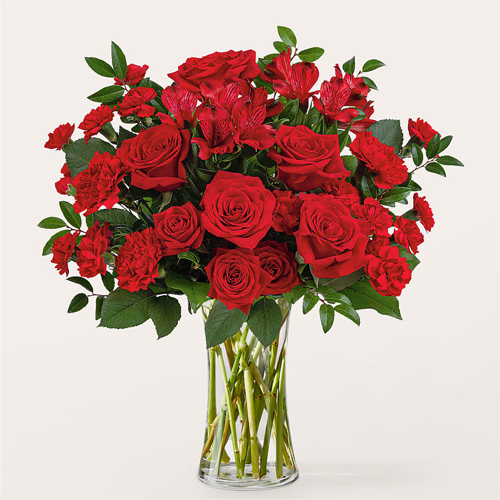 Brilliant Ruby Bouquet – KELLEN'S FLORIST INC, Hobart IN