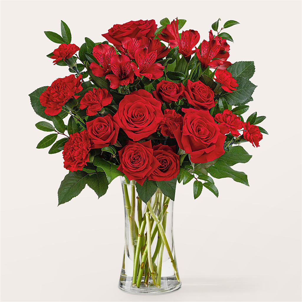 Brilliant Ruby Bouquet – KELLEN'S FLORIST INC, Hobart IN