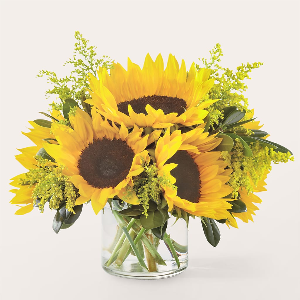 Beaming Sunflower Bouquet – KELLEN'S FLORIST INC, Hobart IN