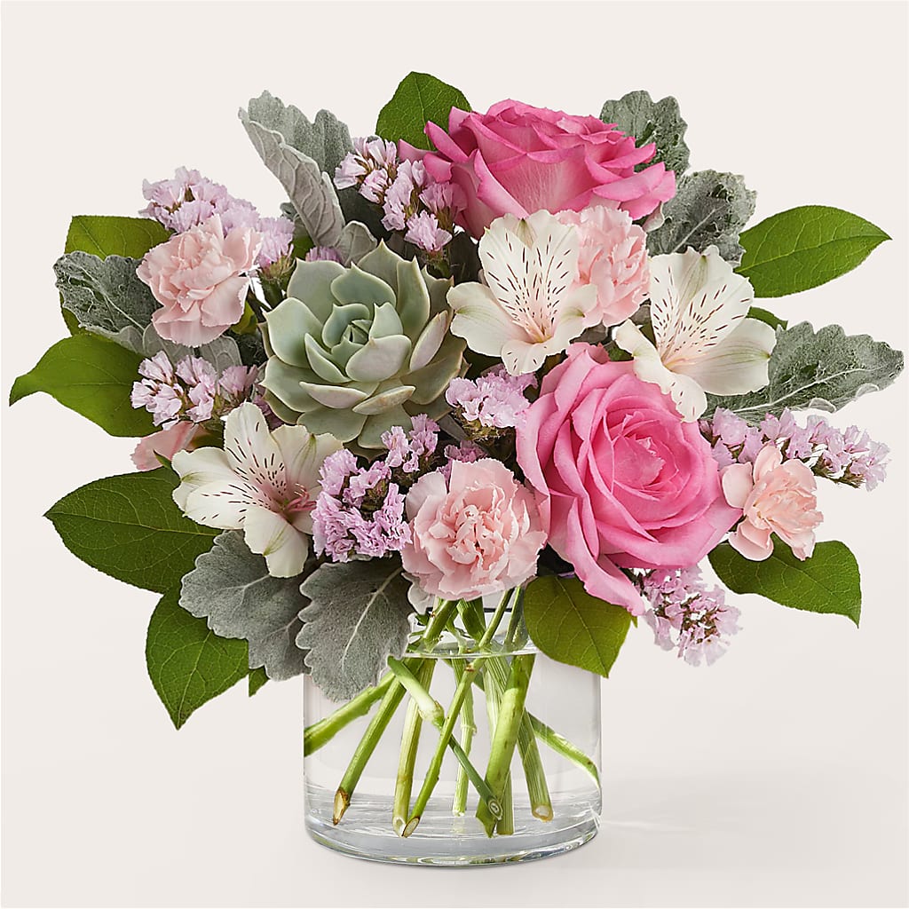 Dusty Rose Bouquet – KELLEN'S FLORIST INC, Hobart IN