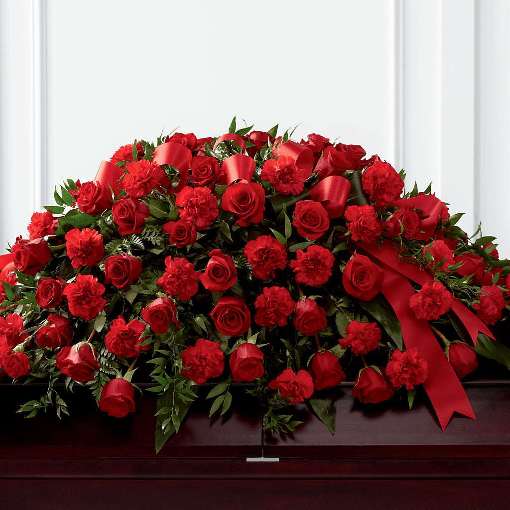 Tribute of Life Casket Spray – KELLEN'S FLORIST INC, Hobart IN