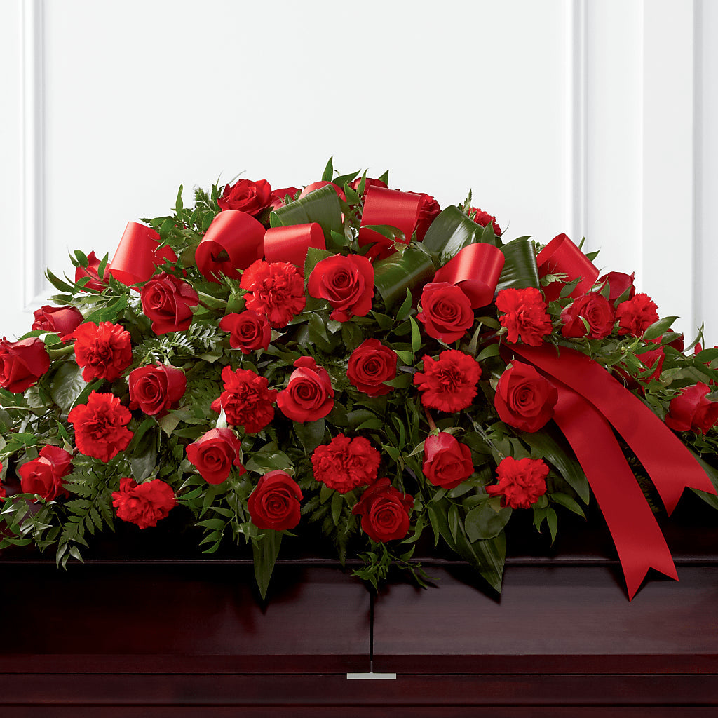 Tribute of Life Casket Spray – KELLEN'S FLORIST INC, Hobart IN