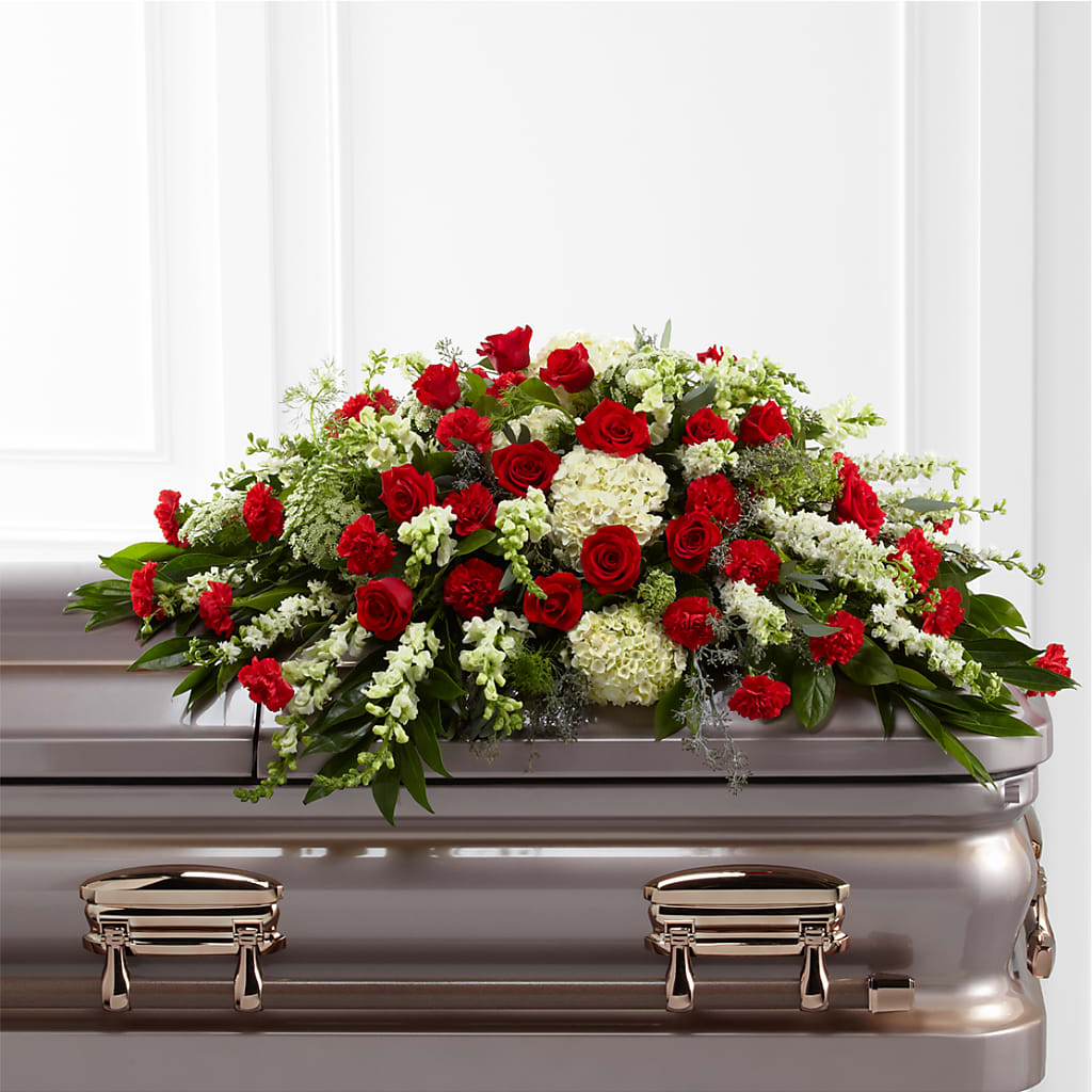 Sincerity Casket Spray – KELLEN'S FLORIST INC, Hobart IN