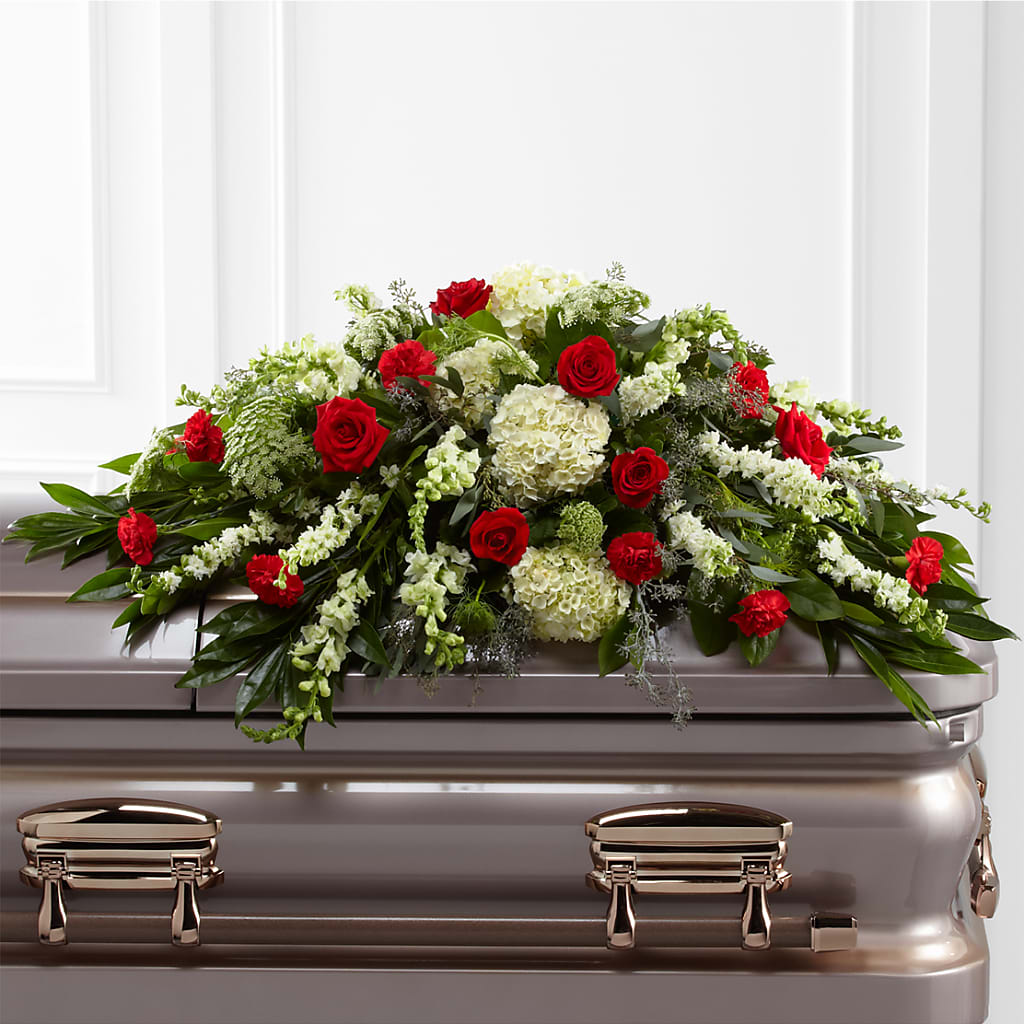 Sincerity Casket Spray – KELLEN'S FLORIST INC, Hobart IN