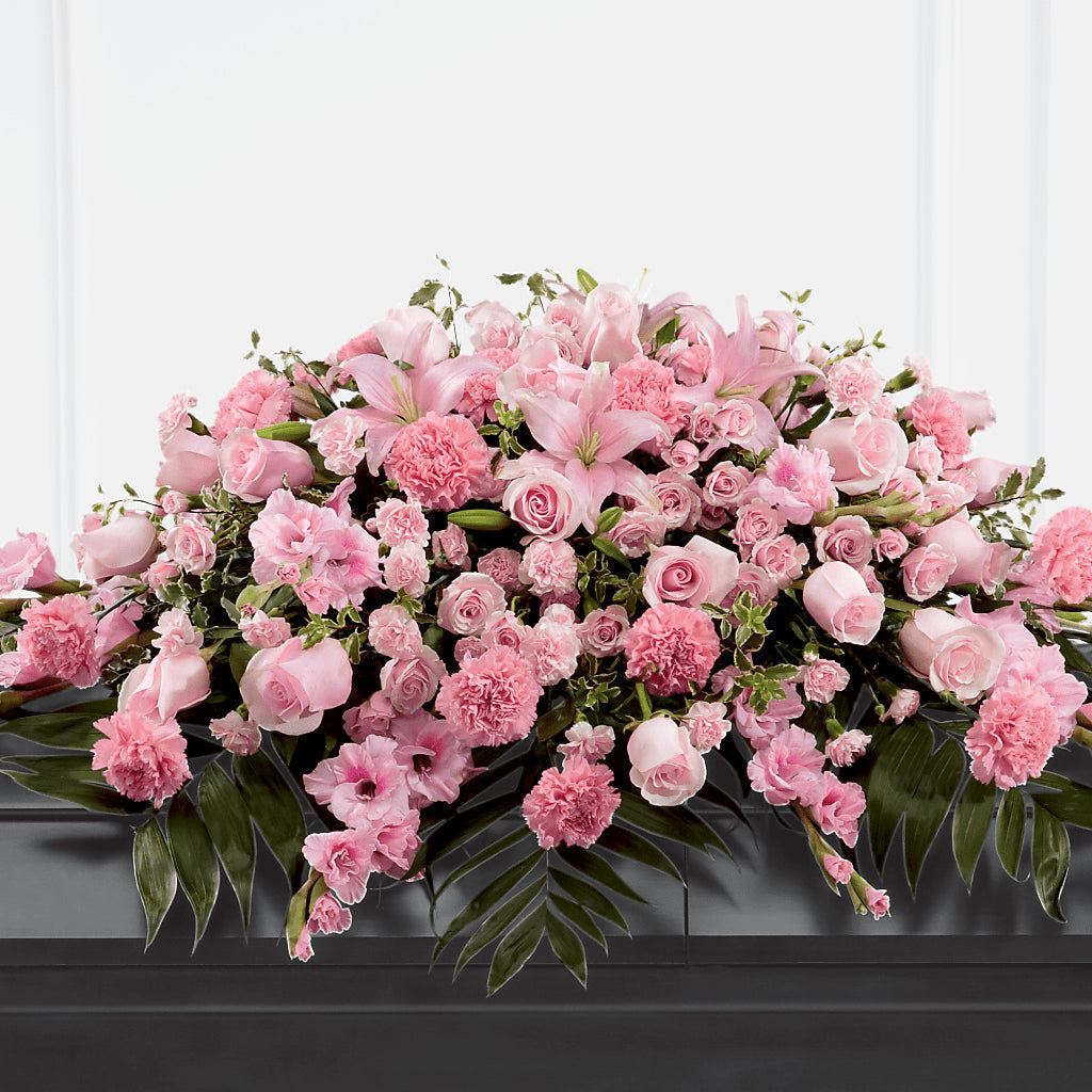 Garden of Comfort Casket Spray (Standard) – KELLEN'S FLORIST INC, Hobart IN