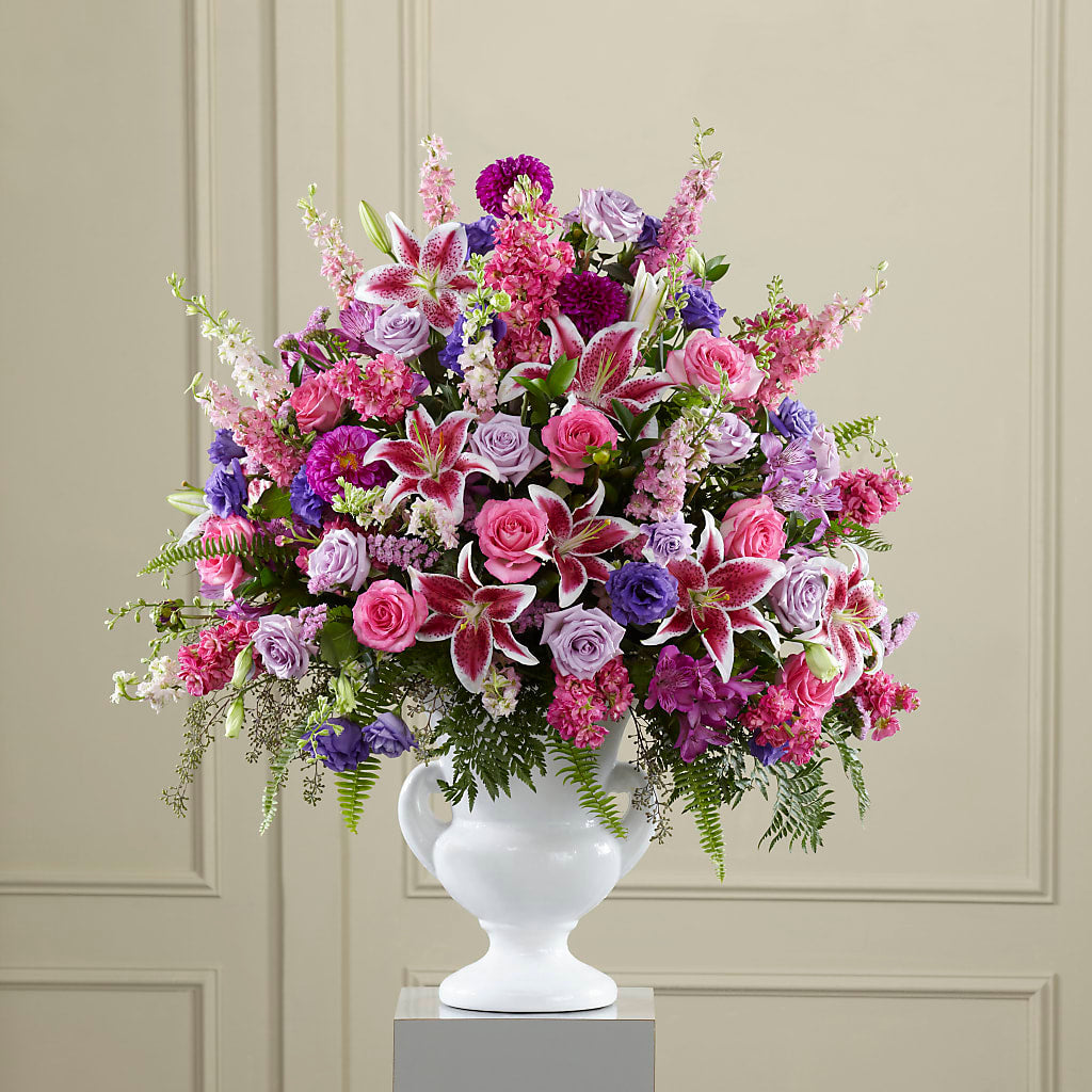 Peaceful Tribute Arrangement – KELLEN'S FLORIST INC, Hobart IN