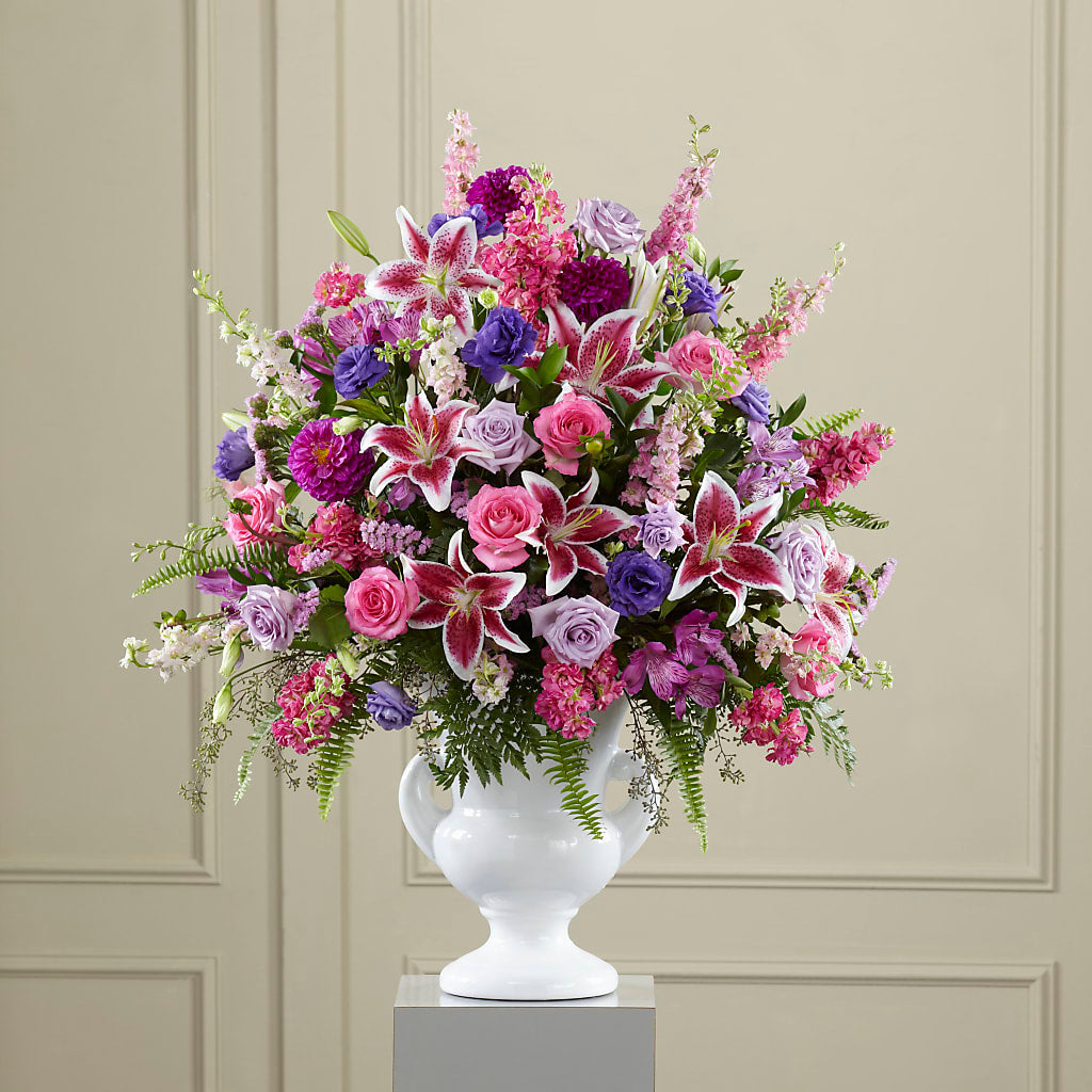 Peaceful Tribute Arrangement – KELLEN'S FLORIST INC, Hobart IN