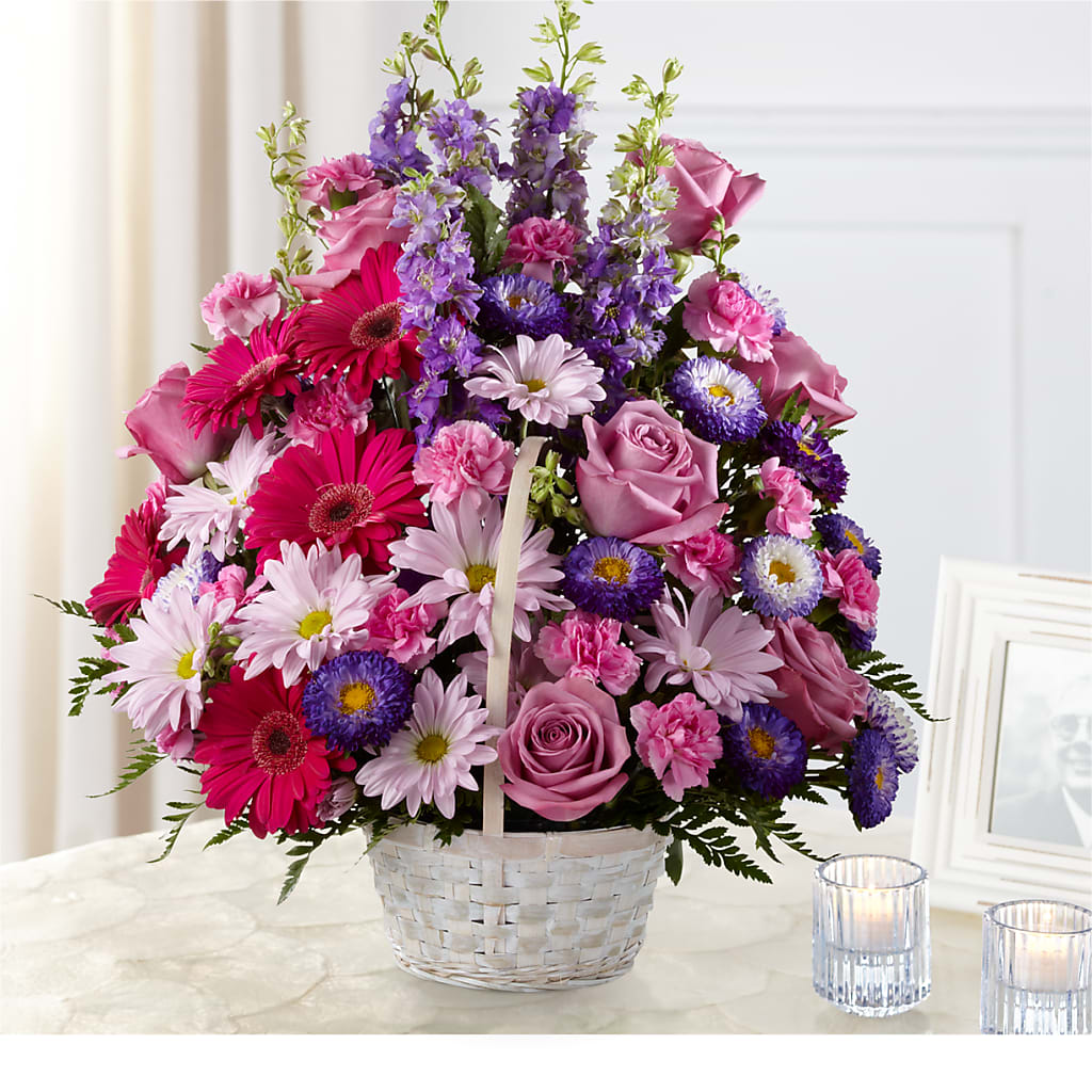 Pastel Peace Basket – KELLEN'S FLORIST INC, Hobart IN