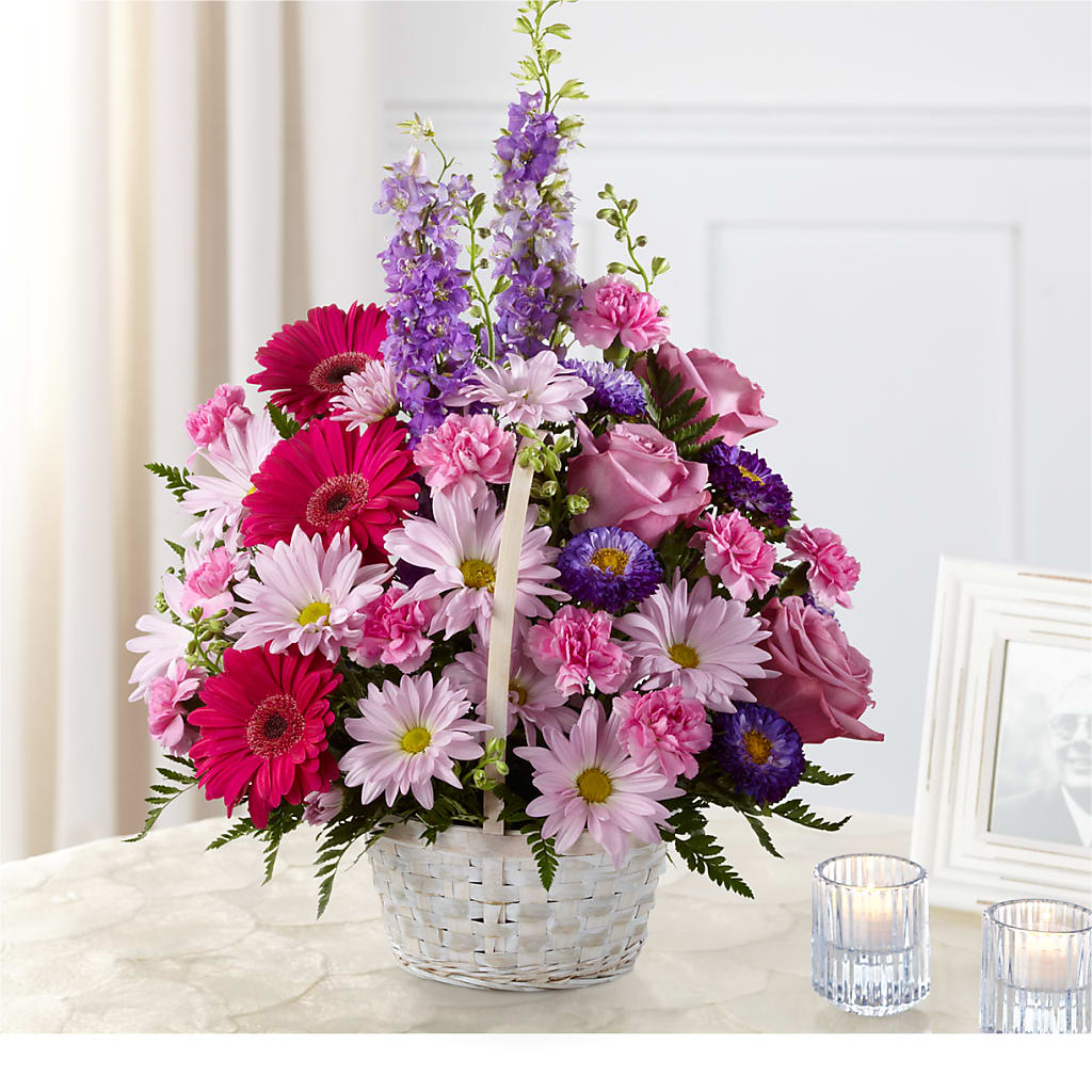 Pastel Peace Basket – KELLEN'S FLORIST INC, Hobart IN