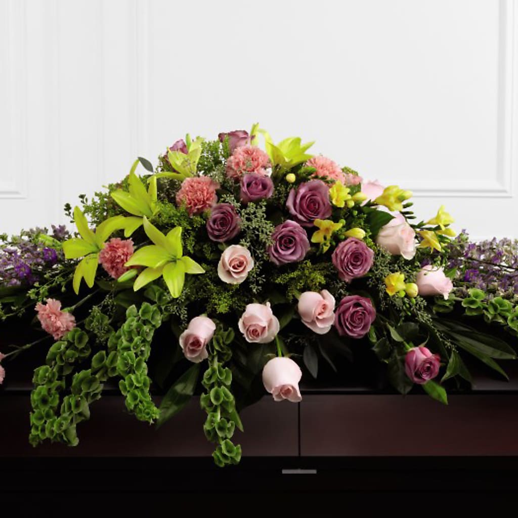 Forever Beloved Casket Spray – KELLEN'S FLORIST INC, Hobart IN