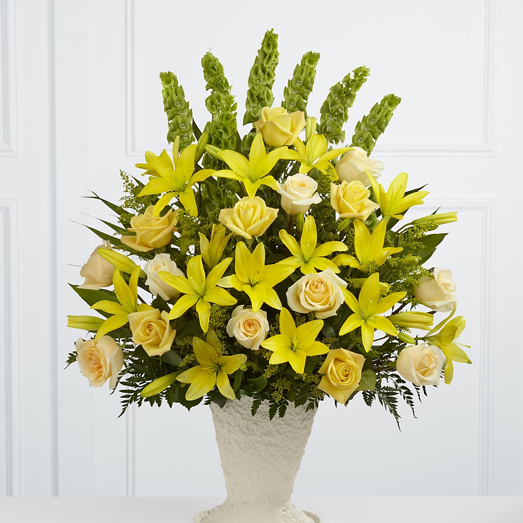 Golden Memories Arrangement – KELLEN'S FLORIST INC, Hobart IN