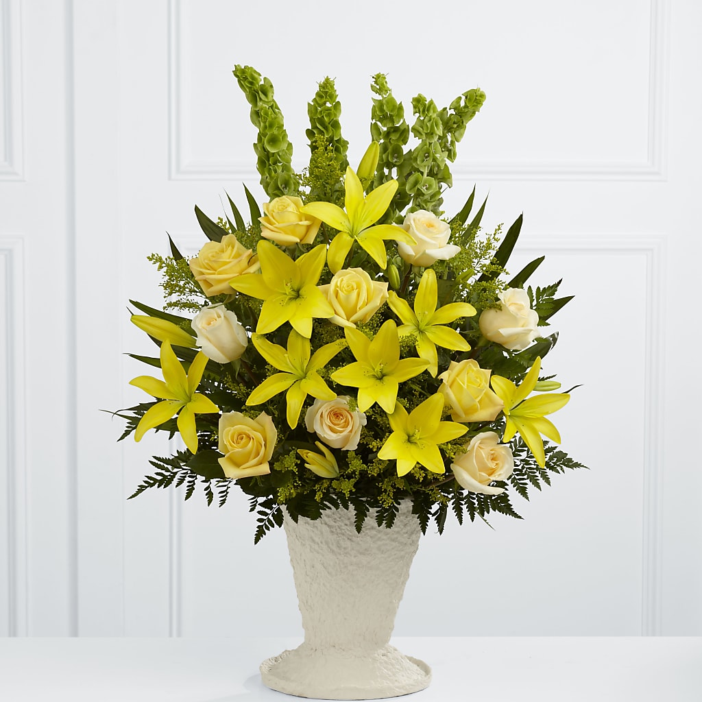 Golden Memories Arrangement – KELLEN'S FLORIST INC, Hobart IN