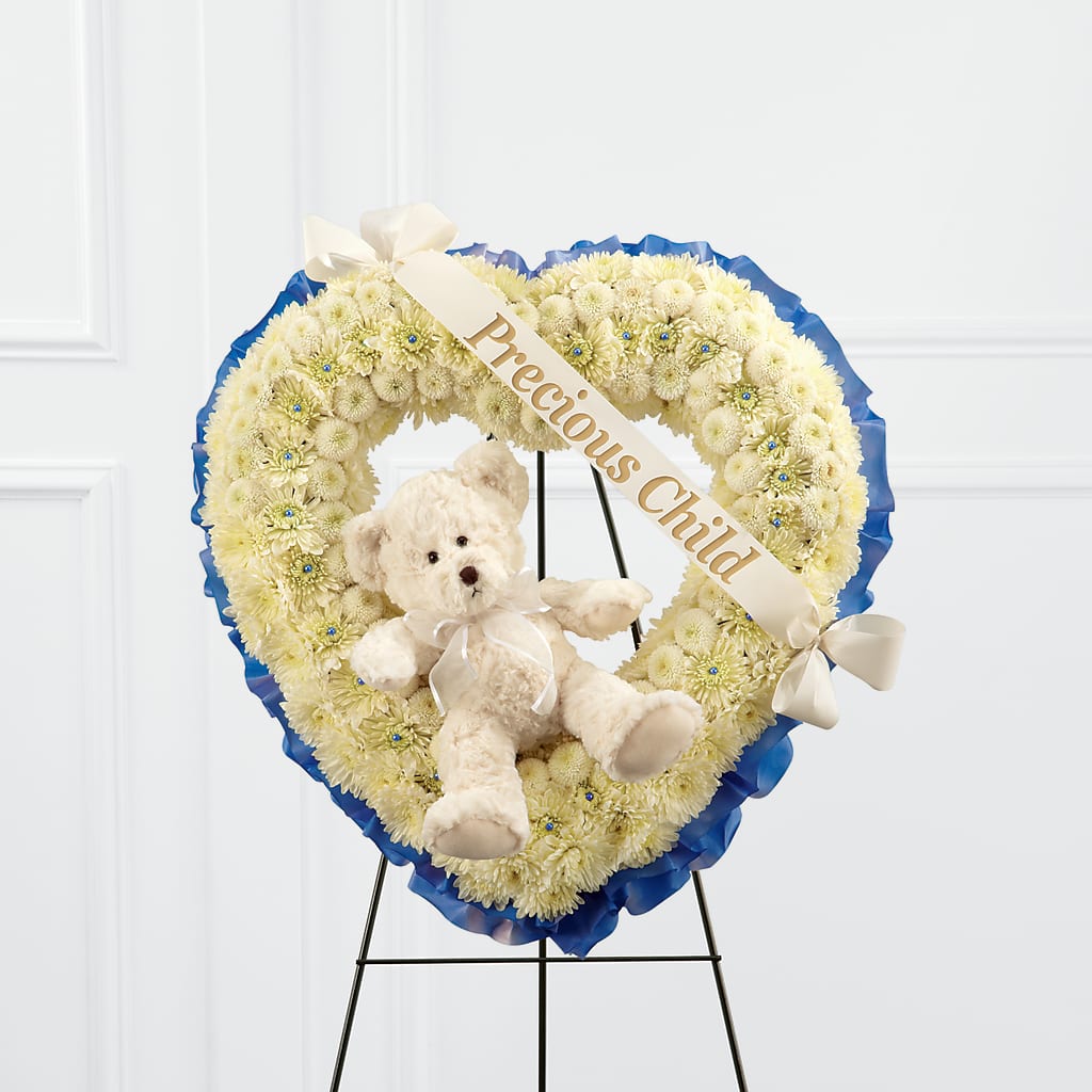 Precious Child Standing Heart – KELLEN'S FLORIST INC, Hobart IN