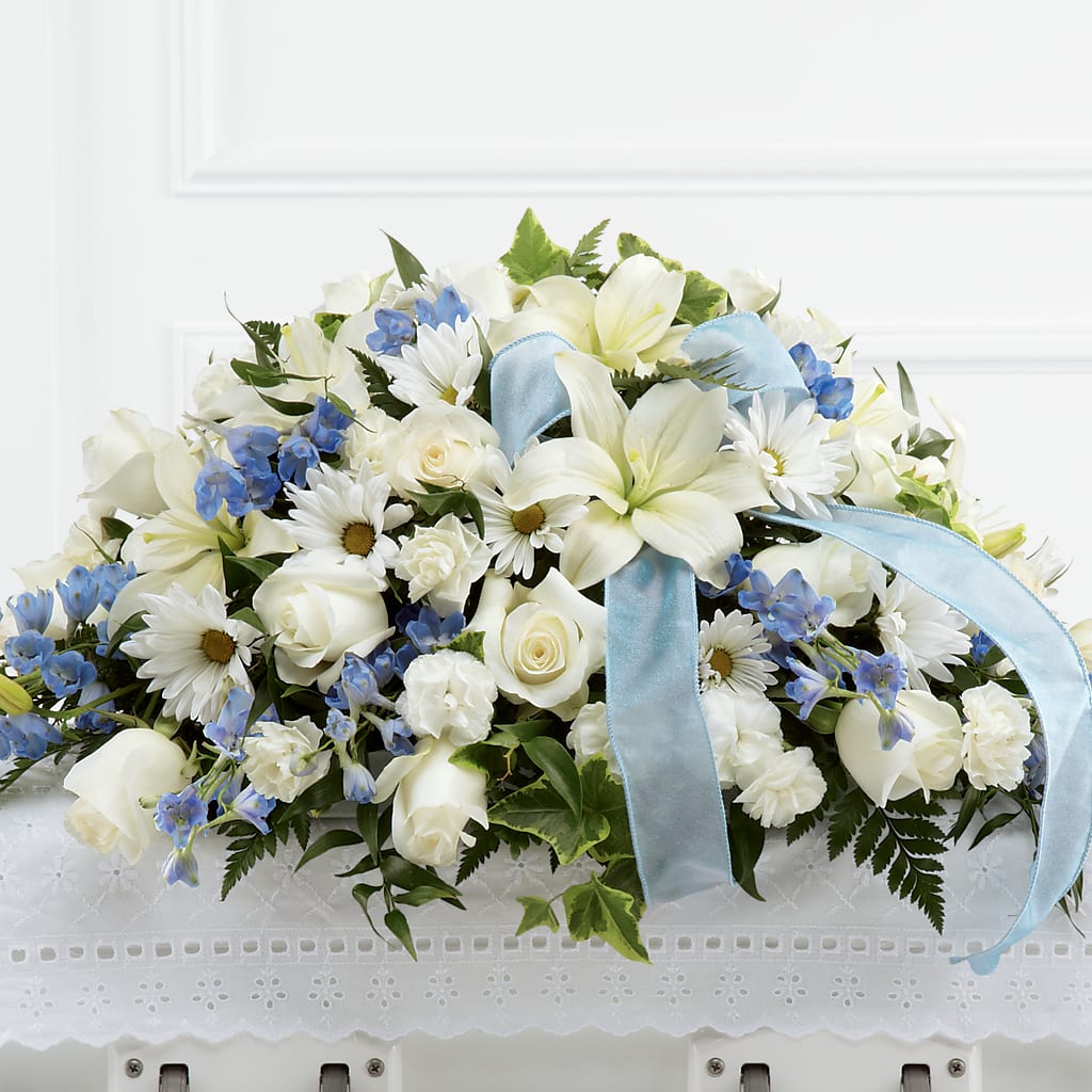 Tender Treasure Casket Spray – KELLEN'S FLORIST INC, Hobart IN