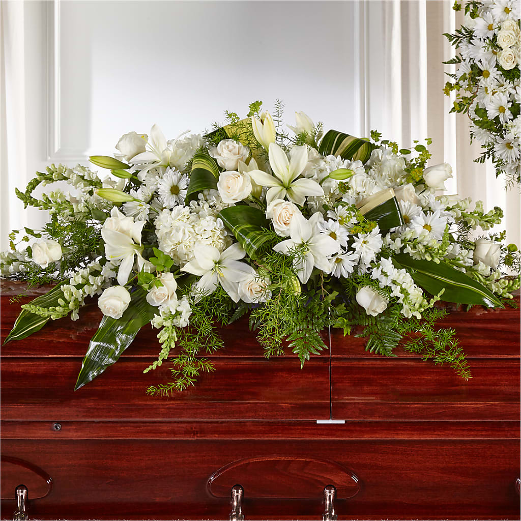 Abundance Casket Spray – KELLEN'S FLORIST INC, Hobart IN