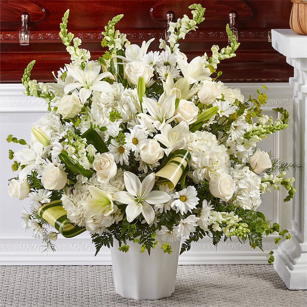 Thoughts of Tranquility Floor Basket – KELLEN'S FLORIST INC, Hobart IN