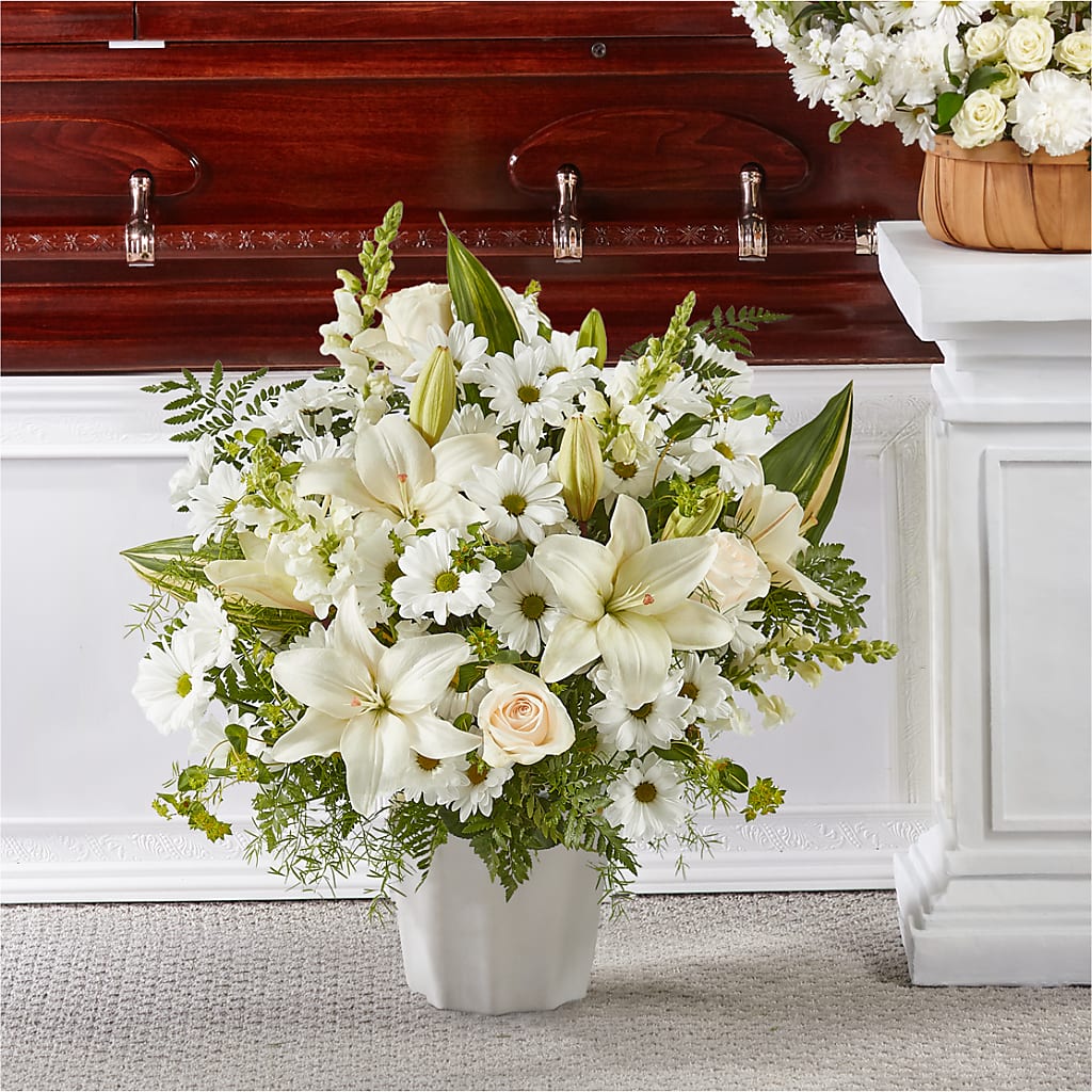Thoughts of Tranquility Floor Basket – KELLEN'S FLORIST INC, Hobart IN