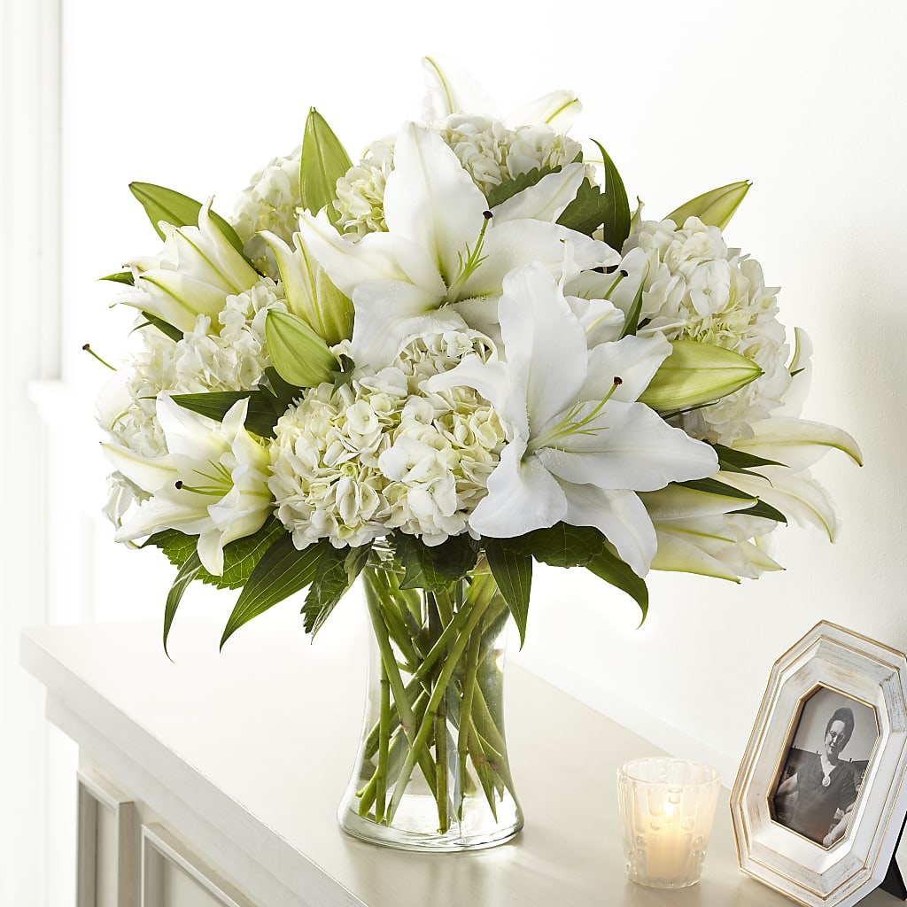 Compassionate Lily Bouquet – KELLEN'S FLORIST INC, Hobart IN