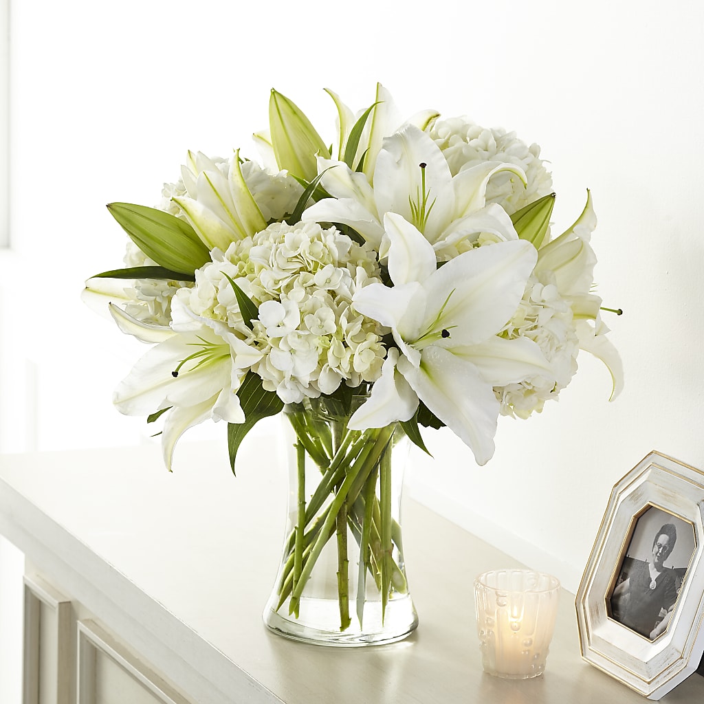 Compassionate Lily Bouquet – KELLEN'S FLORIST INC, Hobart IN