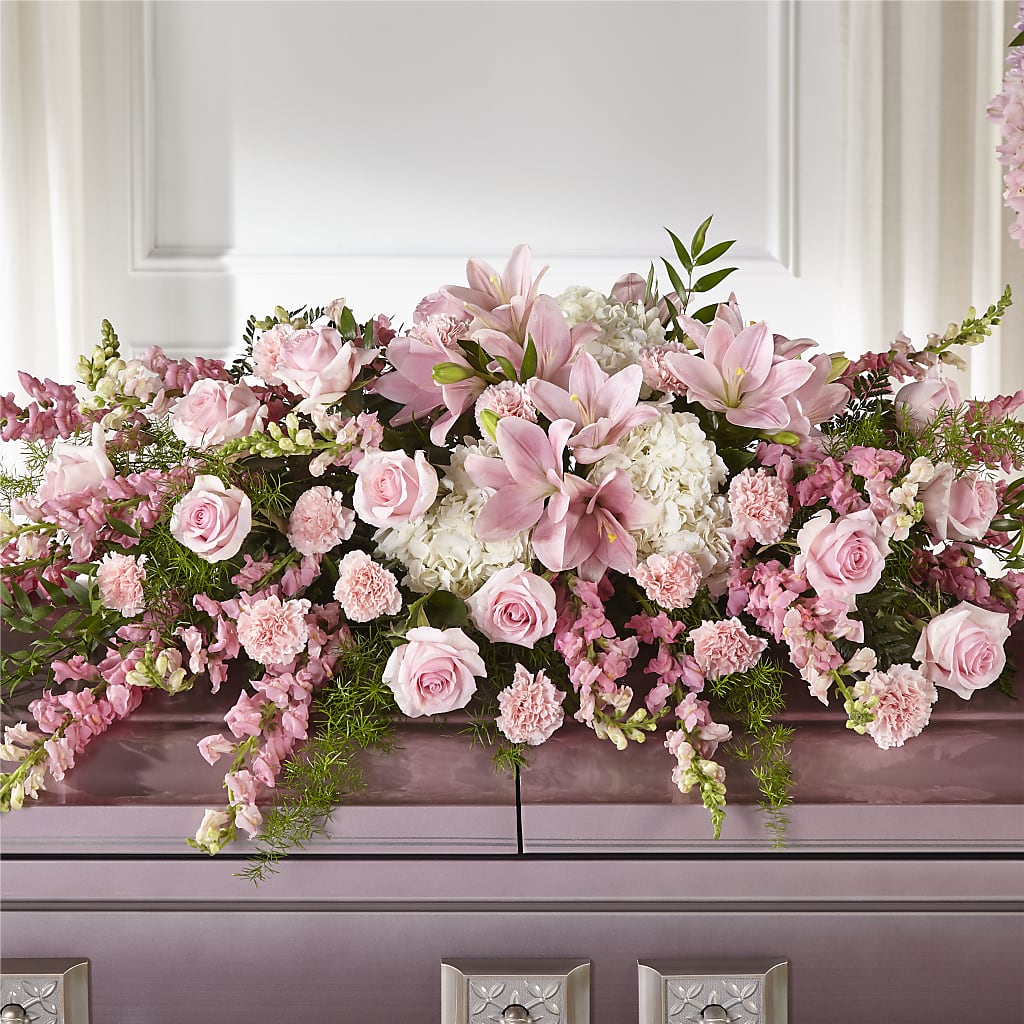 Life & Remembrance Casket Spray – KELLEN'S FLORIST INC, Hobart IN