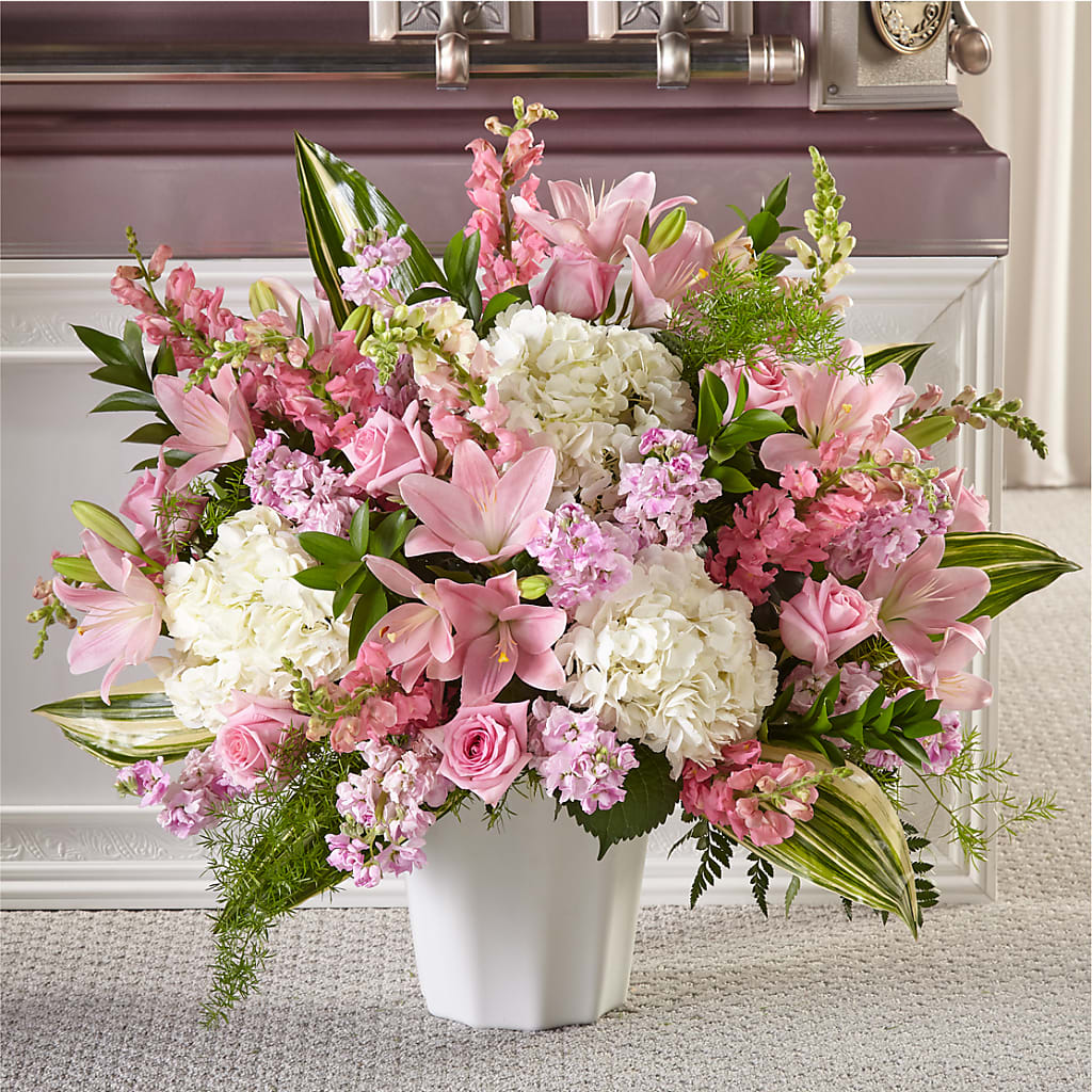 Simply Serene Floor Basket – KELLEN'S FLORIST INC, Hobart IN