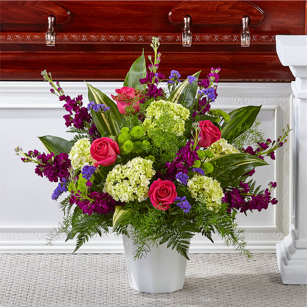 Beautiful Horizons Floor Basket – KELLEN'S FLORIST INC, Hobart IN