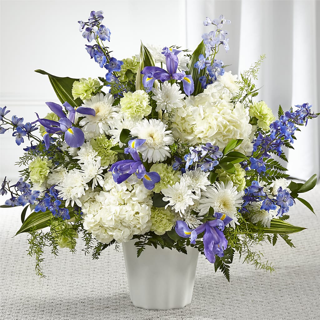 Soft Serenity Floor Basket – KELLEN'S FLORIST INC, Hobart IN