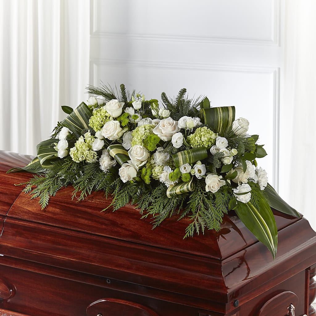 Hopeful Gesture Casket Spray – KELLEN'S FLORIST INC, Hobart IN