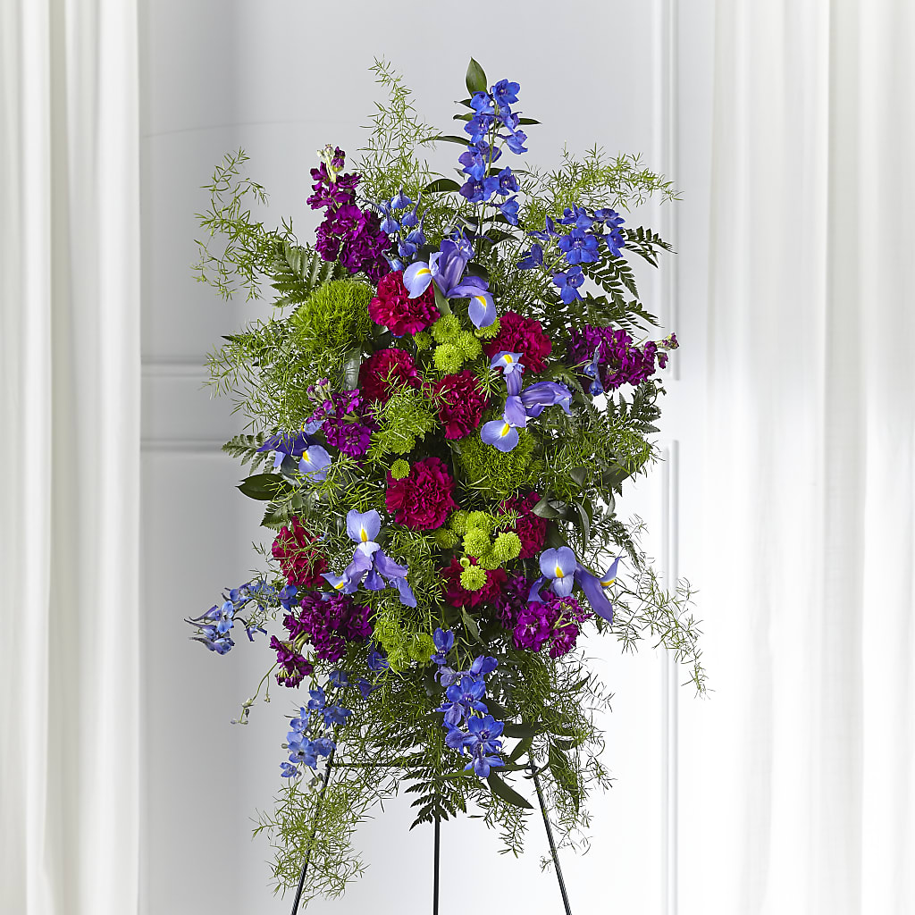 Heavenly Skies Standing Spray – KELLEN'S FLORIST INC, Hobart IN