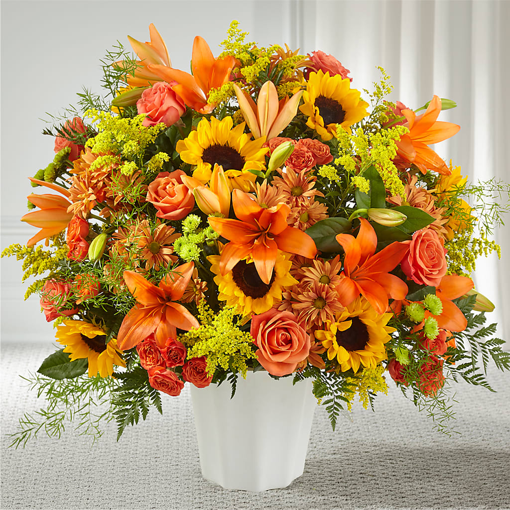Harvest Thoughts Floor Basket – KELLEN'S FLORIST INC, Hobart IN