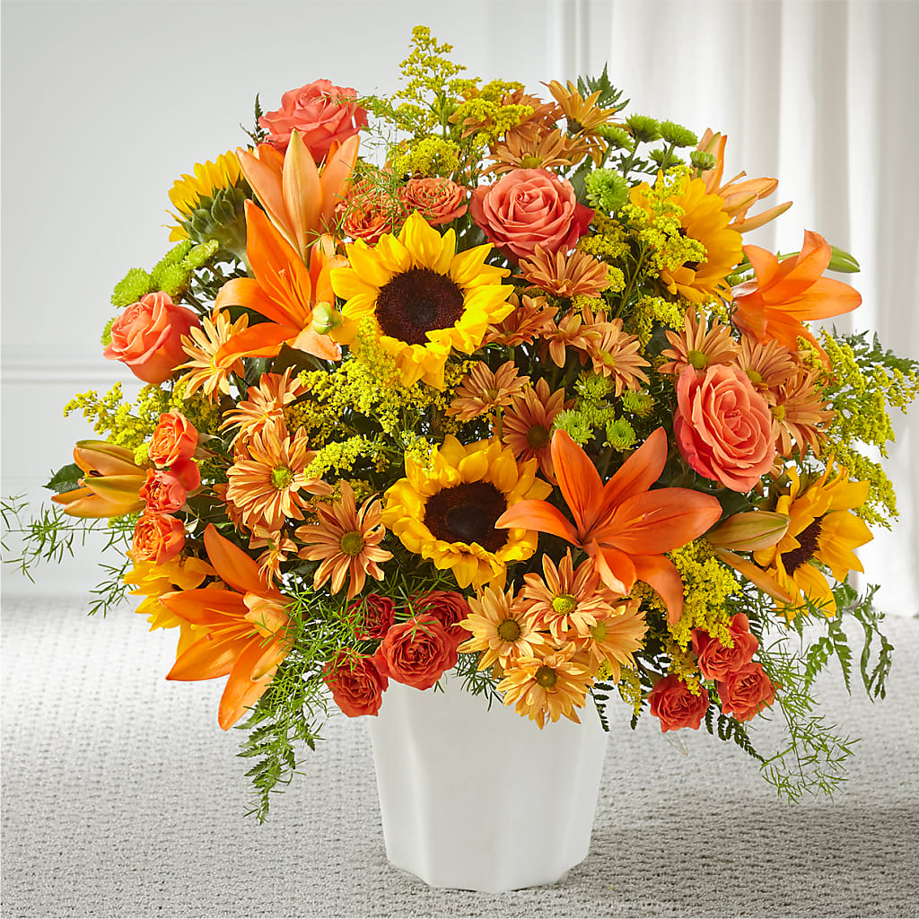 Harvest Thoughts Floor Basket – KELLEN'S FLORIST INC, Hobart IN