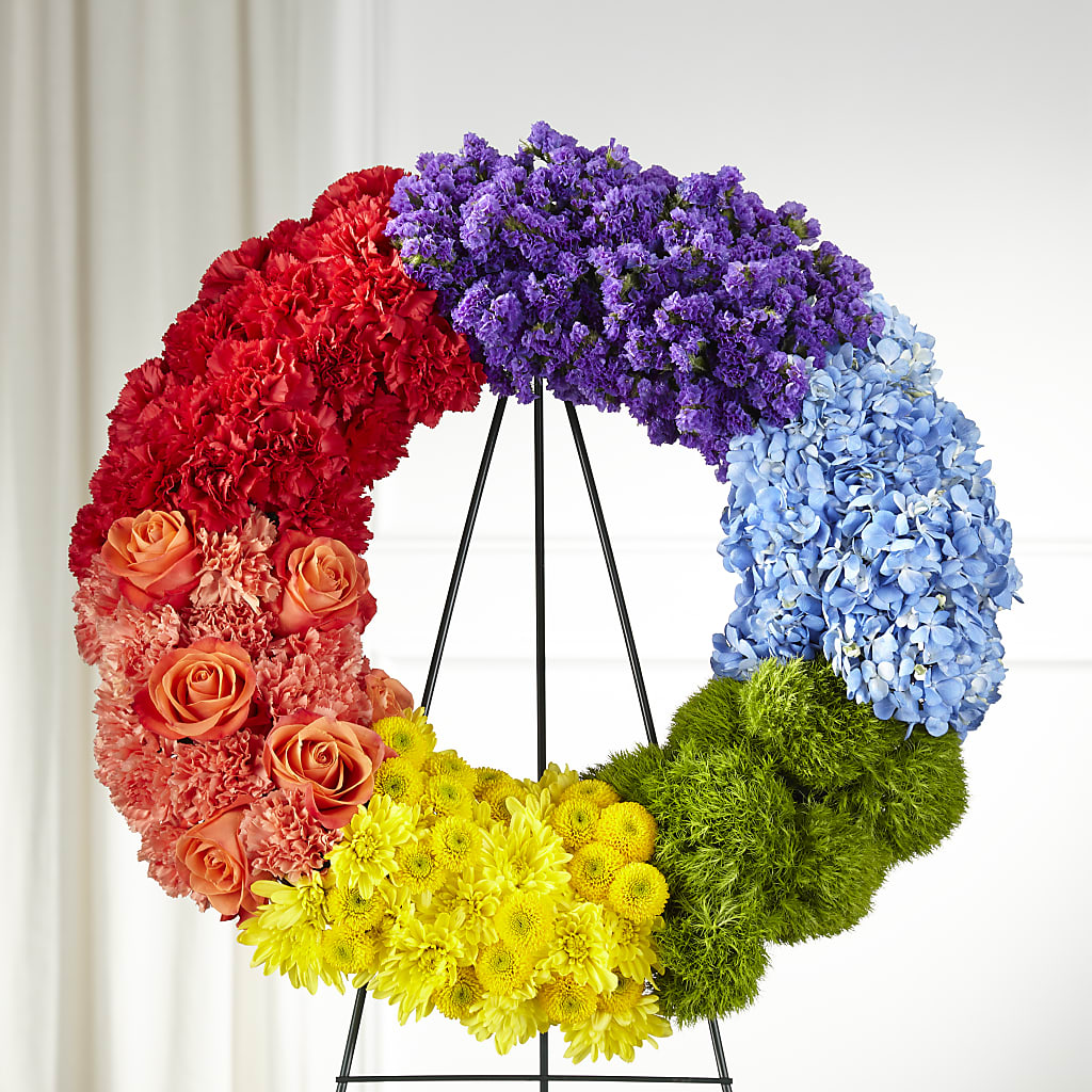 Circle of Love Wreath – KELLEN'S FLORIST INC, Hobart IN