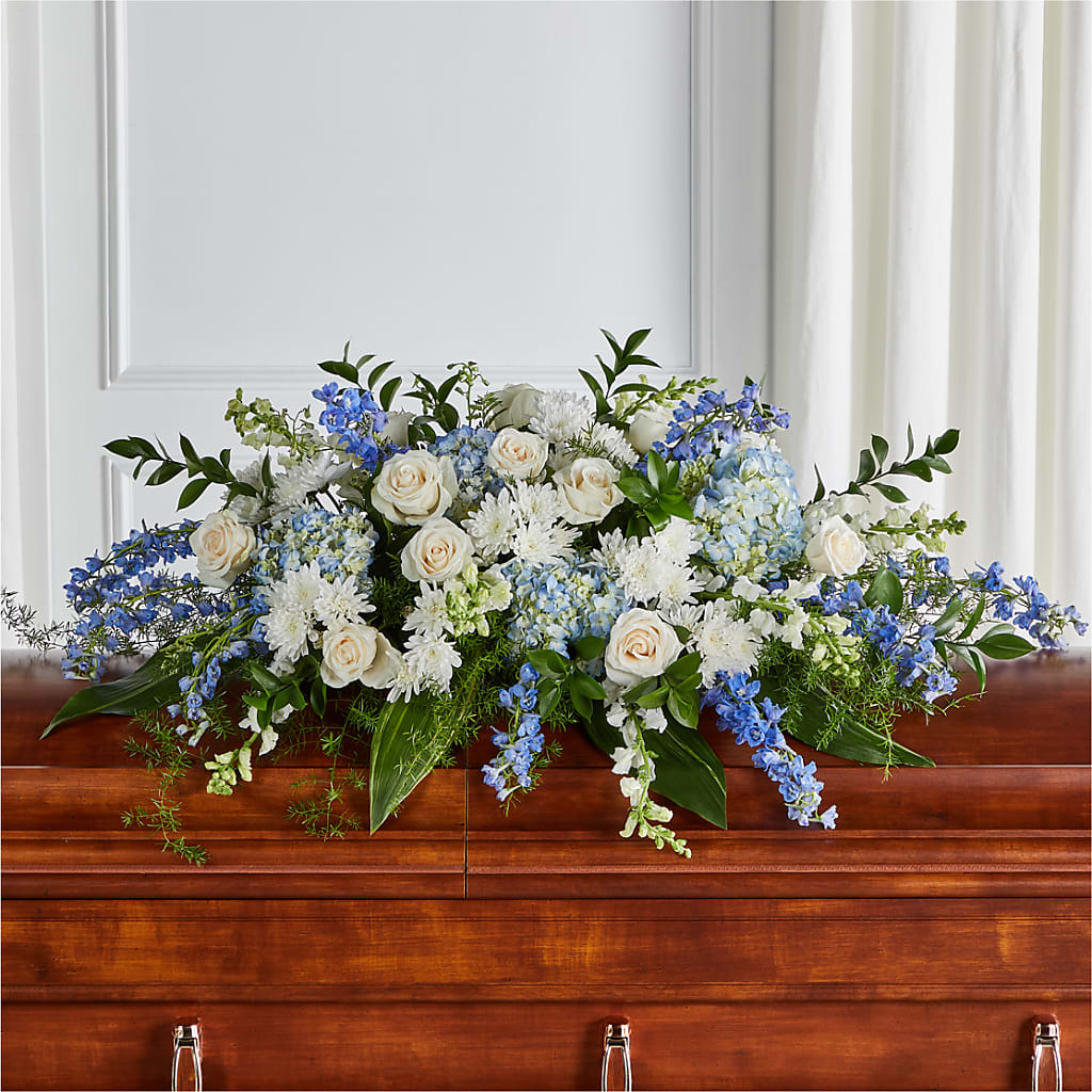 Timeless Essence Casket Spray – KELLEN'S FLORIST INC, Hobart IN