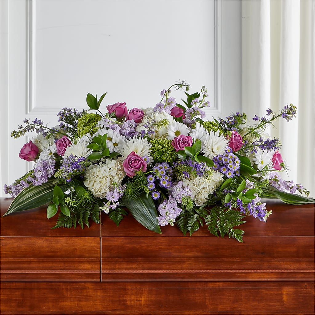 Meadows of Serenity Casket Spray – KELLEN'S FLORIST INC, Hobart IN