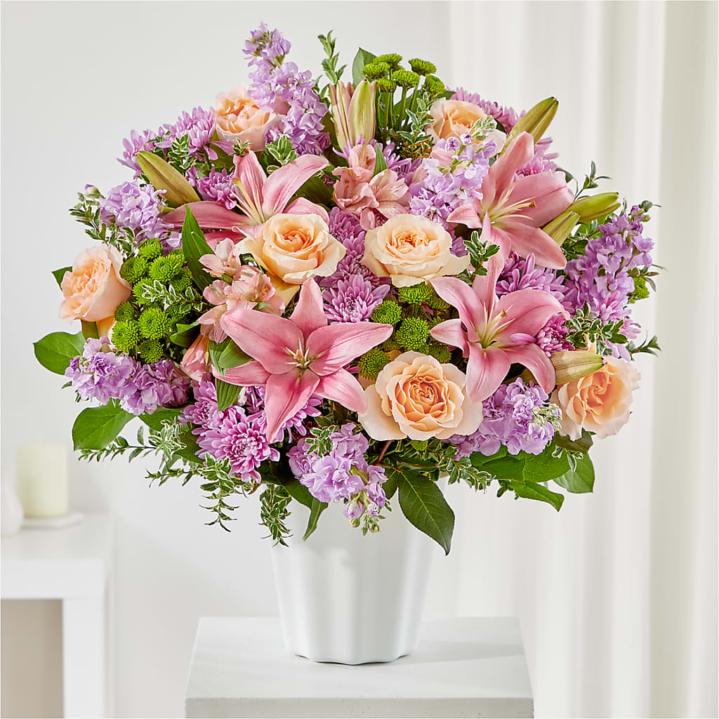 Supportive Embrace Tabletop Basket – KELLEN'S FLORIST INC, Hobart IN
