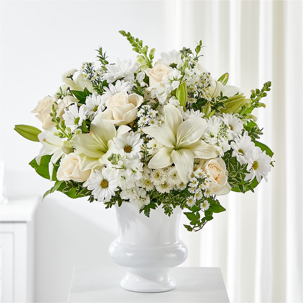 Uplifting Urn Arrangement – KELLEN'S FLORIST INC, Hobart IN