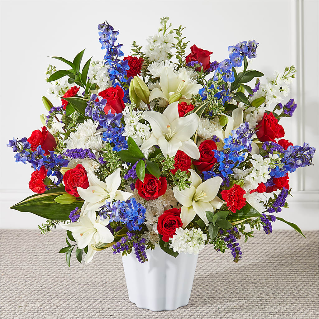 Consoled Floor Basket – KELLEN'S FLORIST INC, Hobart IN