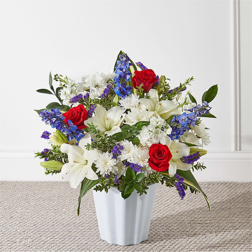Consoled Floor Basket – KELLEN'S FLORIST INC, Hobart IN