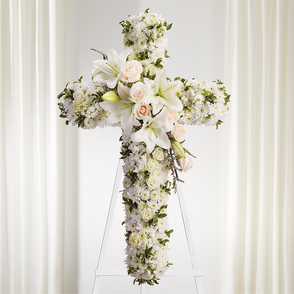 Spiritual Guidance Standing Spray – KELLEN'S FLORIST INC, Hobart IN